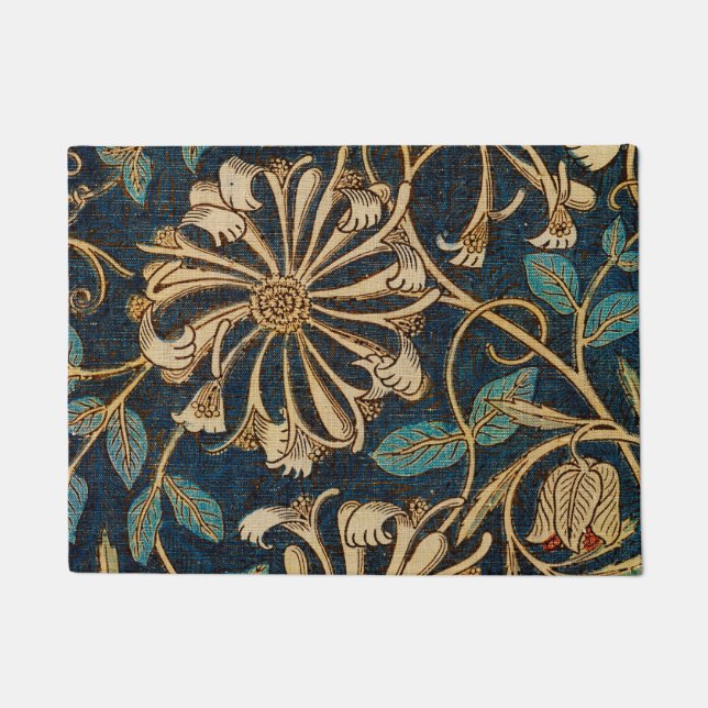 Felpudo Honeysuckle (1876) Por William Morris (Anverso)