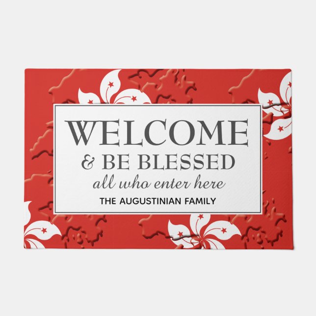 Felpudo HONG KONG personalizado (Anverso)