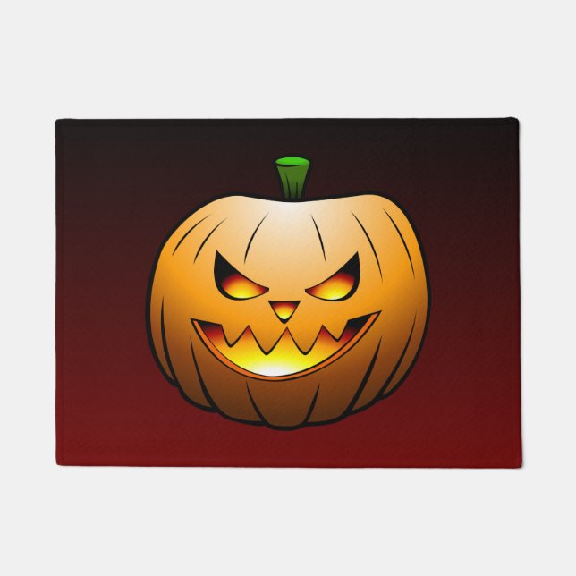 Felpudo Hora de Halloween con Jack O'lantern (Anverso)