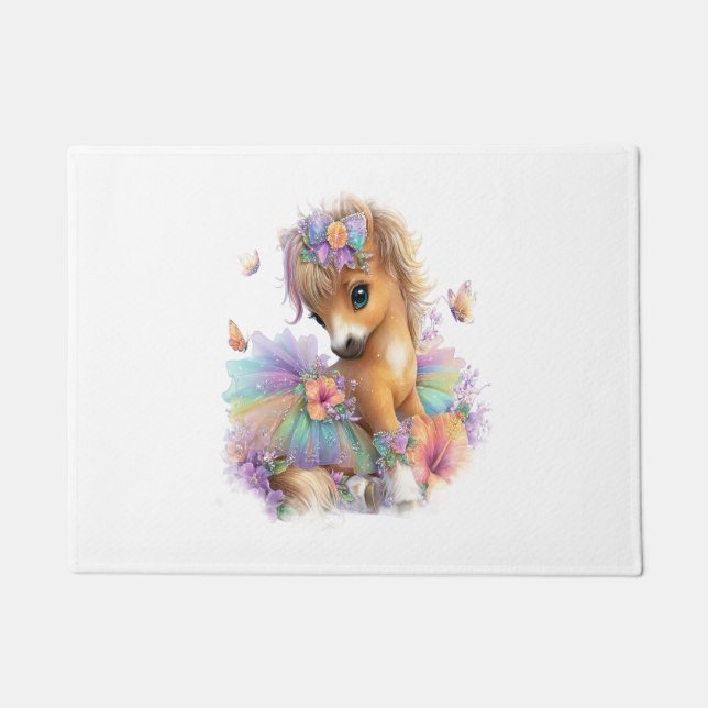 Felpudo Horario Granja Arcoiris (Anverso)