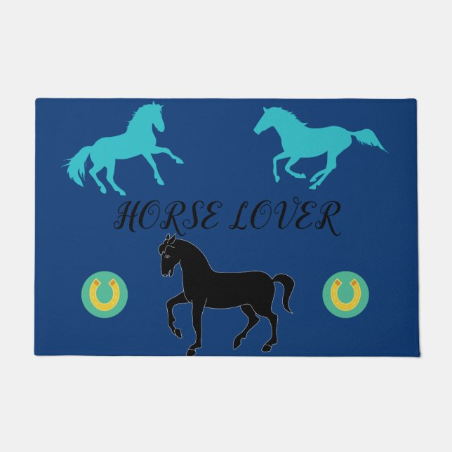 Felpudo Horse Lover Doormat. (Anverso)