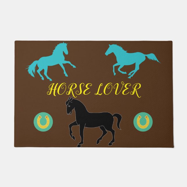 Felpudo Horse Lover Doormat. Doormat (Anverso)