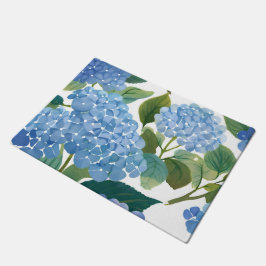 Felpudo Hortensias Azules | Hermoso Jardín Floral