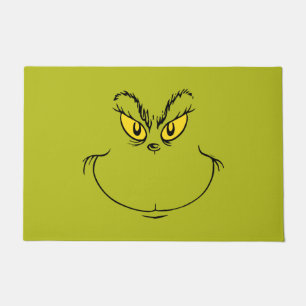 Felpudo How the Grinch Stole Christmas Face