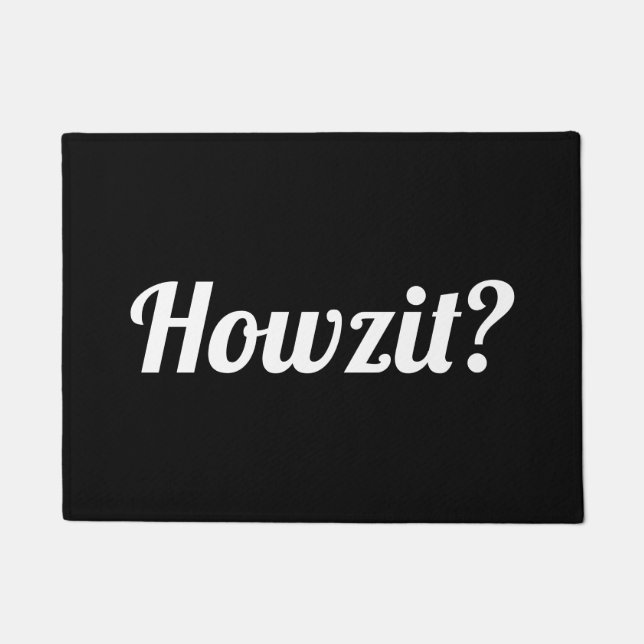 Felpudo Howzit (Anverso)