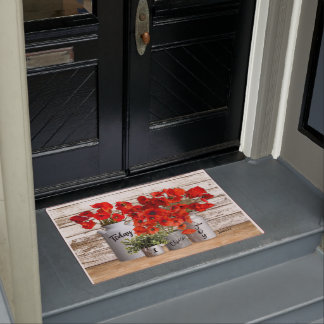 Felpudo Hoy Elijo Los Poppies De Alegría Doormat