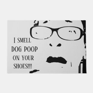 Felpudo HUELO IMPULSO del PERRO EN SUS ZAPATOS hilarantes
