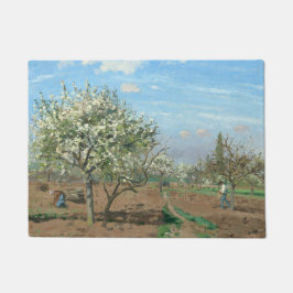 Felpudo Huerto en flor, Louveciennes Camille Pissarro  
