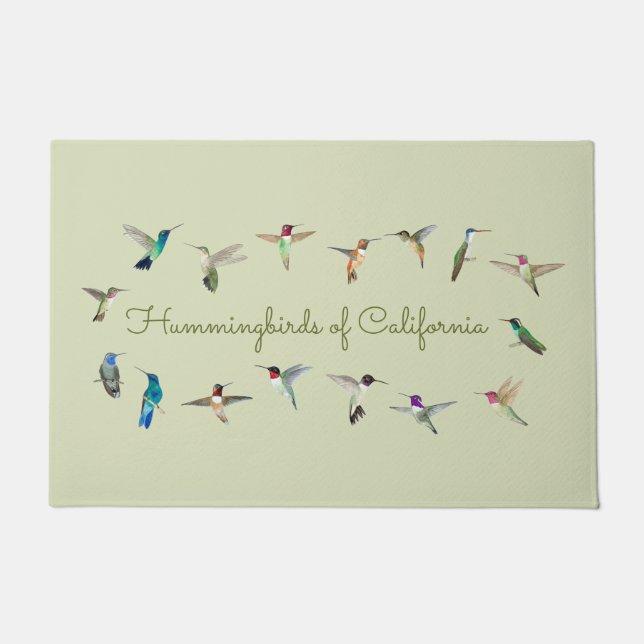 Felpudo Hummingbirds de California (Anverso)