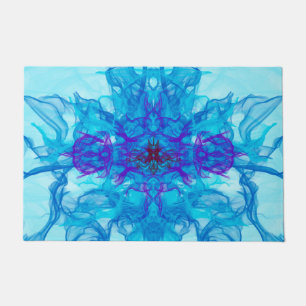 Felpudo HUMO AZUL - Arte Fractal -