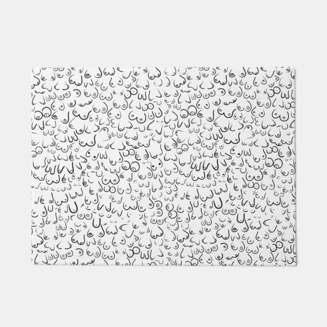 Felpudo Humor de humor de patrones (Anverso)