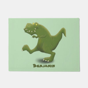 Felpudo Humor divertido de los personalizados de los dinos