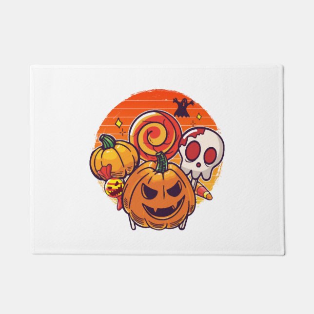 Felpudo humor fácil de los disfraces de Halloween (Anverso)