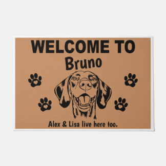Felpudo Hungarian Vizsla Personalized Door Mat Doormat