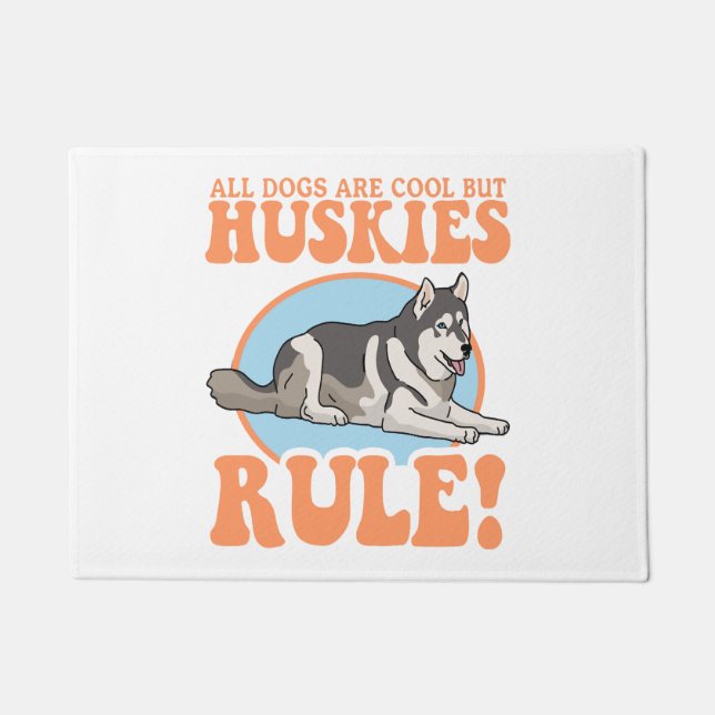 Felpudo Husky Dog Owner Huskies (Anverso)
