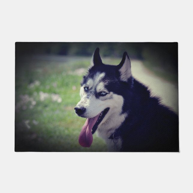 Felpudo Husky siberiano (Anverso)