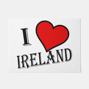 Felpudo I Heart Ireland bk dmcn