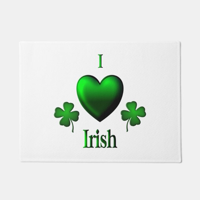 Felpudo I Heart Irish (Anverso)