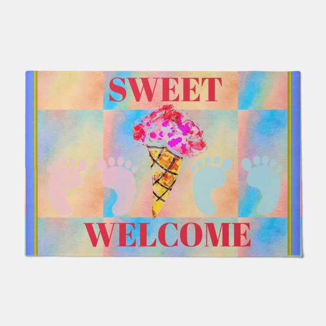 Felpudo Ice Cream Cone Door Mat (Anverso)