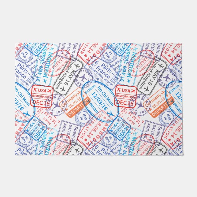 Felpudo Icono de viaje (Anverso)