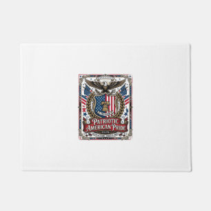 Felpudo Iconos y Símbolos de Escudo de Libertad Patriótica