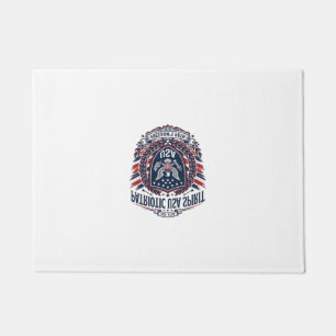 Felpudo Iconos y Símbolos de Escudo de Libertad Patriótica