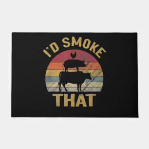 Felpudo Id Fumar Ese Gracioso Regalo De Parrilla Para Fuma