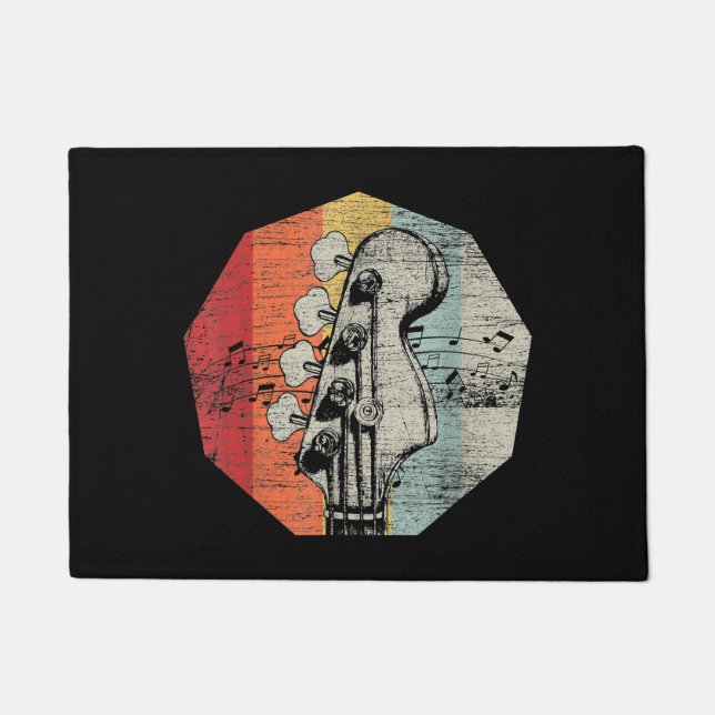 Felpudo Idea Regalo Para Bass-guitarrista - Bass Guitar (Anverso)