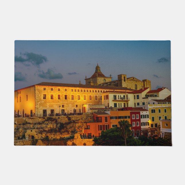 Felpudo Iglesia del Carmen al atardecer - Mahón, Menorca (Anverso)