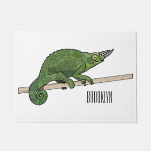 Felpudo Ilustracion chameleon personalizado de Jackson