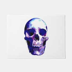 Felpudo Ilustracion de arte pop Skull