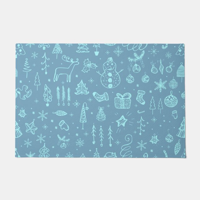 Felpudo Ilustracion de dibujo de dibujos de dibujos de dib (Anverso)