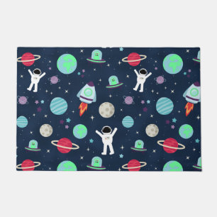 Felpudo Ilustracion de patrón de espacio