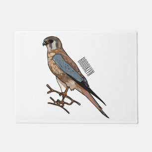 Felpudo Ilustracion de personalizado de aves de corral de 