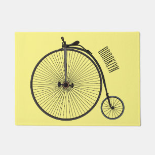 Felpudo Ilustracion de personalizado de bicicletas de alta