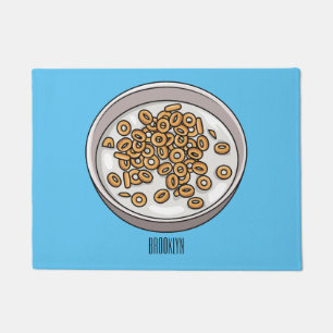 Felpudo Ilustracion de personalizado de cereales