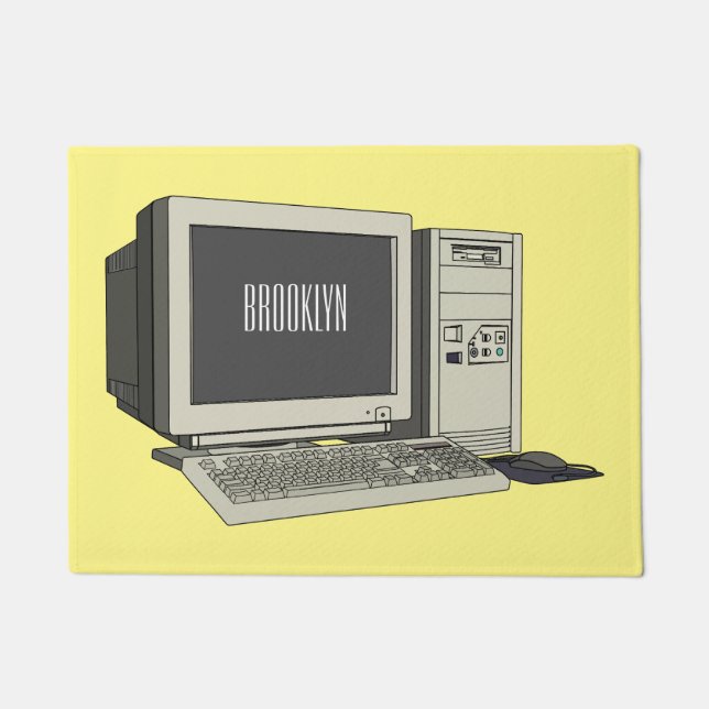 Felpudo Ilustracion de personalizado de equipos (Anverso)