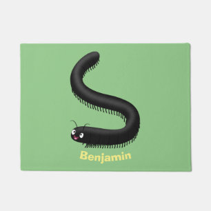 Felpudo Ilustracion de personalizado de milipedo corto