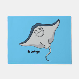Felpudo Ilustracion de personalizado de pescado de Stingra