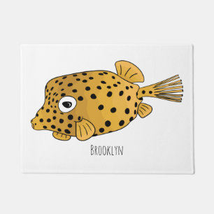 Felpudo Ilustracion de personalizado de pez dorado