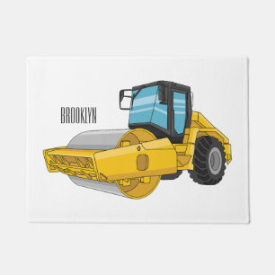Felpudo Ilustracion de personalizado de rodillos de carret