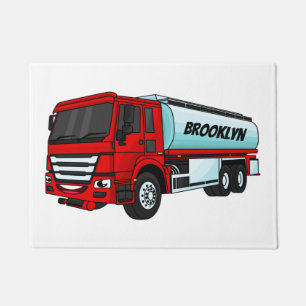 Felpudo Ilustracion del personalizado de transporte de com