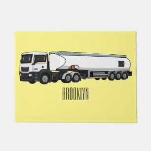 Felpudo Ilustracion del personalizado de transporte de com