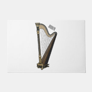 Felpudo Ilustracion Harp personalizado