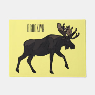 Felpudo Ilustracion Moose personalizado