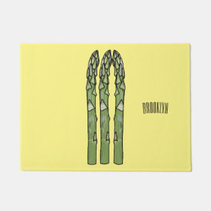 Felpudo Ilustracion personalizado Asparagus