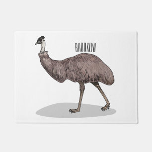 Felpudo Ilustracion personalizado de aves de la Uem