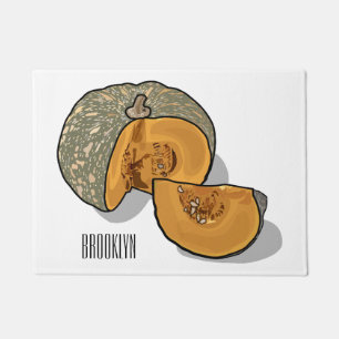Felpudo Ilustracion personalizado de calabaza