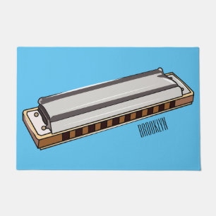 Felpudo Ilustracion personalizado de Harmonica