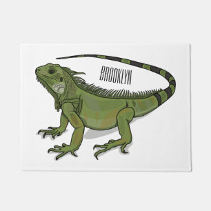 Felpudo Ilustracion personalizado de Iguana